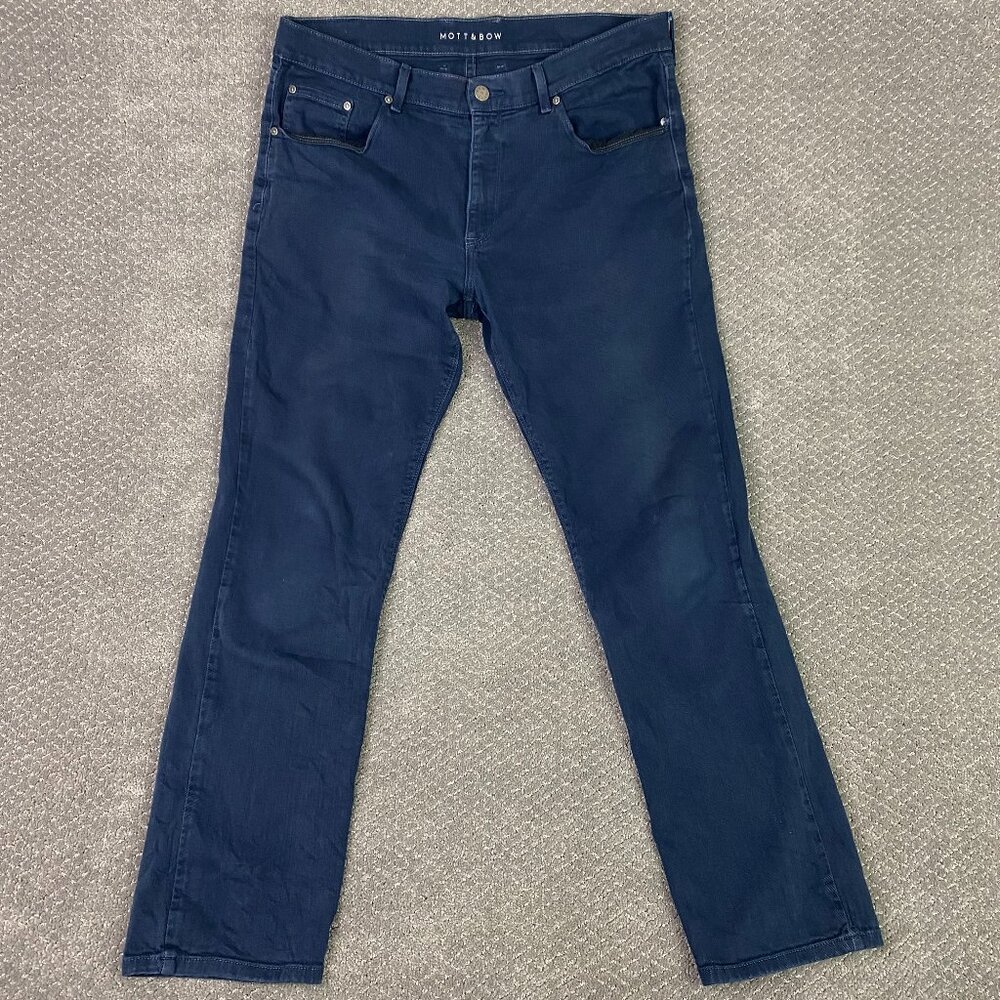 Mott & Bow Mercer Slim Jeans Men's 36 x 32 Measures 36.5 x 31 Stretch